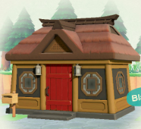 ACNH - Japanese Black and Brown Asian Siding