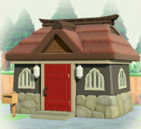 ACNH - Japanese Black Castle Exterior