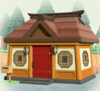 ACNH - Japanese White and Natural Asian Siding