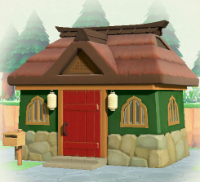 ACNH - Japanese Green Castle Exterior