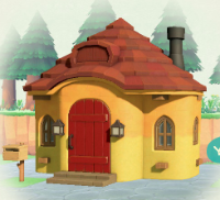 ACNH - Cottage Yellow Two-Tone Exterior