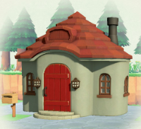 ACNH - Cottage Gray Stucco Exterior