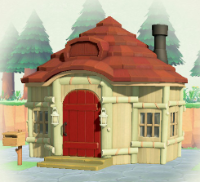 ACNH - Cottage Beige Woodwork