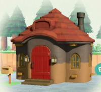 ACNH - Cottage Brown Two-Tone Exterior