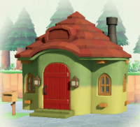 ACNH - Cottage Green Two-Tone Exterior