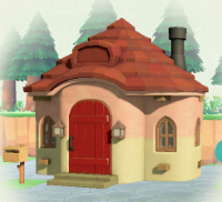 ACNH - Cottage Pink Two-Tone Exterior