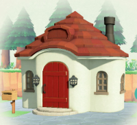 ACNH - Cottage White Stucco Exterior