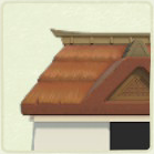 ACNH - Japanese Brown Thatch Roof