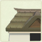 ACNH - Japanese Light Green Thatch Roof