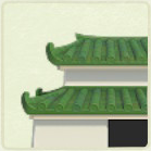 ACNH - Japanese Green Tiered Roof