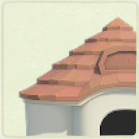 ACNH - Cottage Pink Wooden Roof