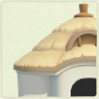 ACNH - Cottage White Thatch Roof