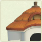 ACNH - Cottage Brown Thatch Roof