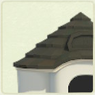 ACNH - Cottage Black Wooden Roof