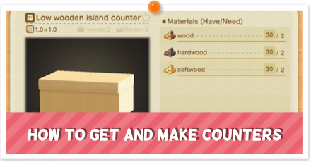 ACNH - How to Get and Make Counters