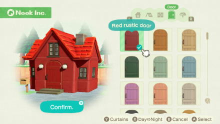 ACNH - Door Options Menu
