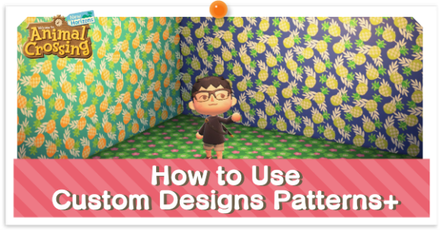 ACNH - How to Use Custom Designs Patterns+ Partial