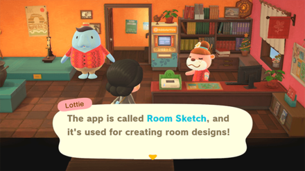 ACNH - Obtain Room Sketch from Lottie