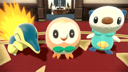 Pokemon Legends Arceus Trailer Starter Trio