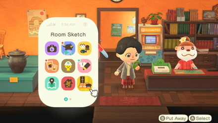 ACNH - Open Room Sketch app
