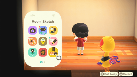 ACNH - Start Room Sketch in a Vacation Home