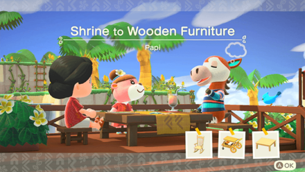 Papi Theme Name and Required Furniture