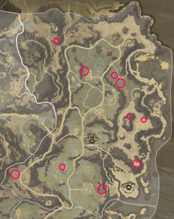 New World - Mourningdale Wyrdwood Tree Locations