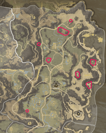 New World - Mourningdale Gold Vein Locations