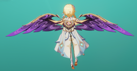 Genshin - Wings of the Stormstrider Wind Glider Showcase