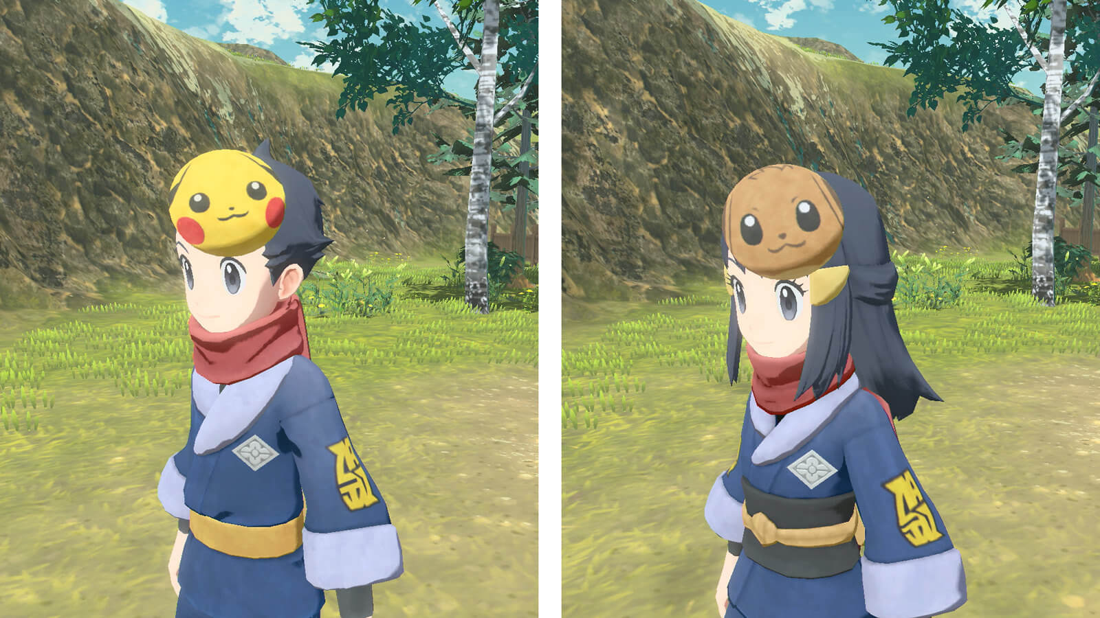 Pokemon Legends Arceus Pikachu Eevee Masks