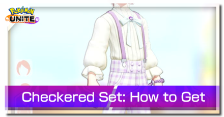 Pokemon UNITE - Skin Checkered Set Top Image