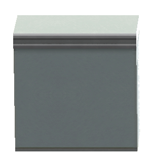 The Gray version of Tall Simple Island Counter