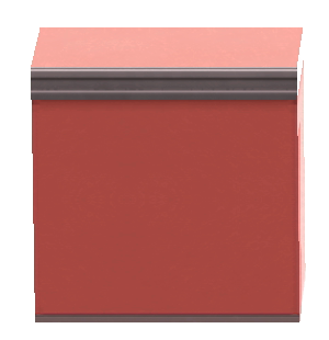 The Red version of Tall Simple Island Counter