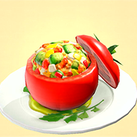 Salad-Stuffed Tomato