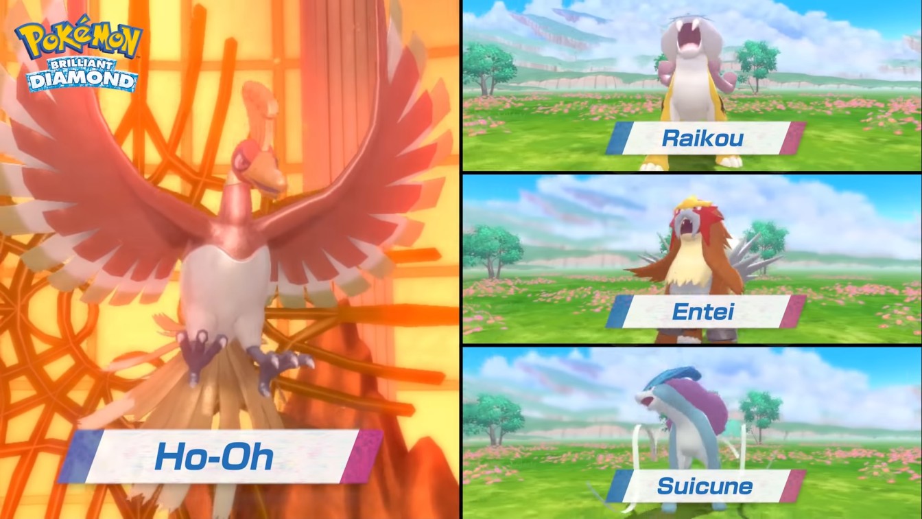 Pokemon BDSP Legendary Beasts