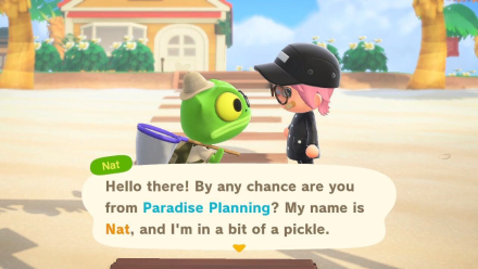 ACNH - Nat talking to player