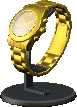 Golden Wristwatch Image