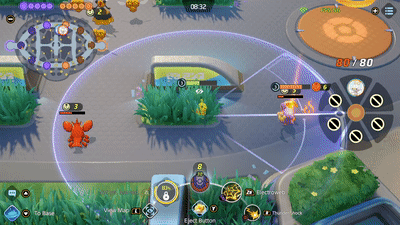 Pokemon UNITE - Pikachu Stealing Wild Pokemon Using Thunder Shock