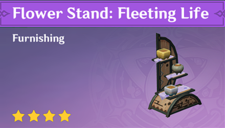 Genshin Impact - How to Get Flower Stand: Fleeting Life Furnishing