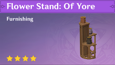 Genshin Impact - How to Get Flower Stand: Of Yore Furnishing