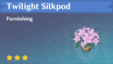 Genshin Impact - How to Get Twilight Silkpod Furnishing