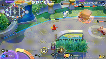 Pokemon UNITE - Charizard Using Fire Punch as an Escape Tool