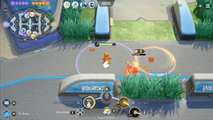 Pokemon UNITE - Charizard Moving While Attacking