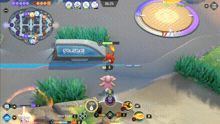 Pokemon UNITE - Charizard Attacking With Fire Punch and Flare Blitz