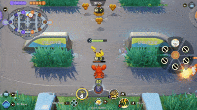 Pokemon UNITE - Pikachu Using Electroweb and Thunder