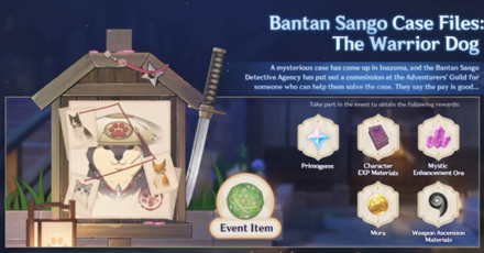 Genshin - Bantan Sango Case Files-The Warrior Dog