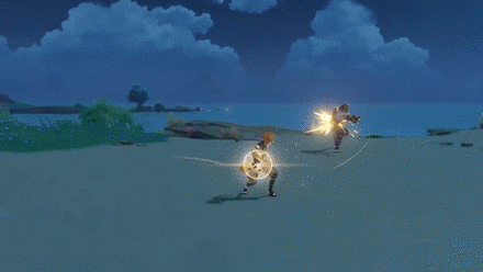 Genshin - Gorou - Elemental Burst Example