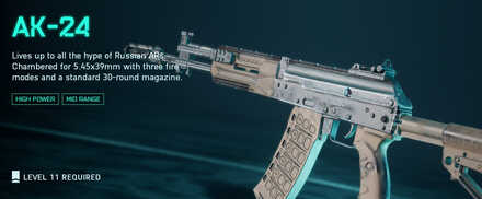 Battlefield 2042 - AK-24 Weapon Info