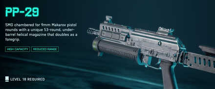 Battlefield 2042 - PP-29 Weapon Info
