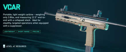 Battlefield 2042 - VCAR Weapon Info